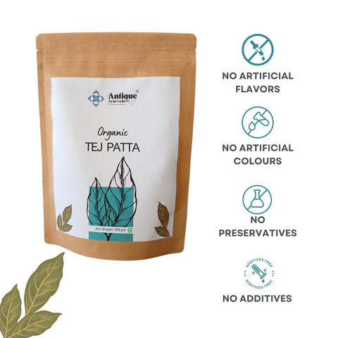 ORGANIC BAY LEAF WHOLE TEJ PATTA DRIED LEAVES