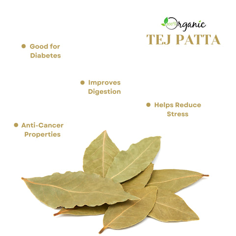 ORGANIC BAY LEAF WHOLE TEJ PATTA DRIED LEAVES