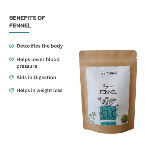ORGANIC FENNEL (SAUNF,VARIYALI)