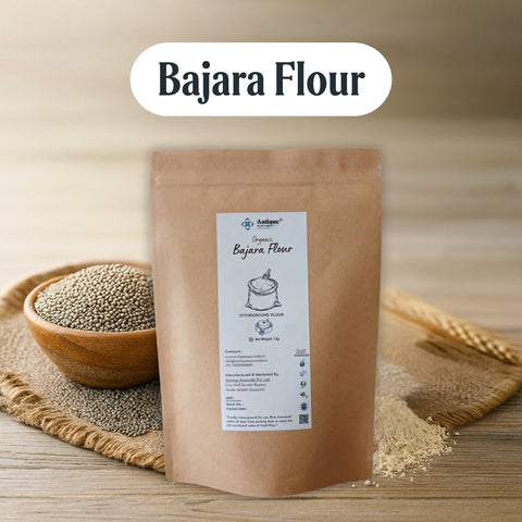 Organic Bajara Flour | Pure Stone Ground Pearl Millet Flour