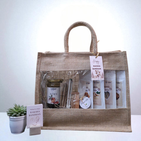 Eco Champion Brother/sister - Sustainable Sibling Rakhi Hamper