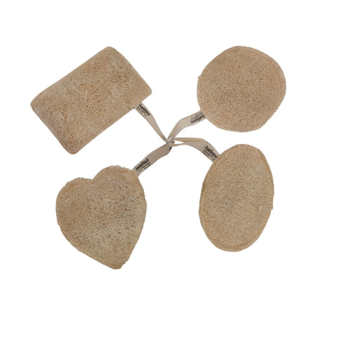 NATURAL LOOFAH COMBO (CIRCLE / HEART / OVAL / RECTANGLE)