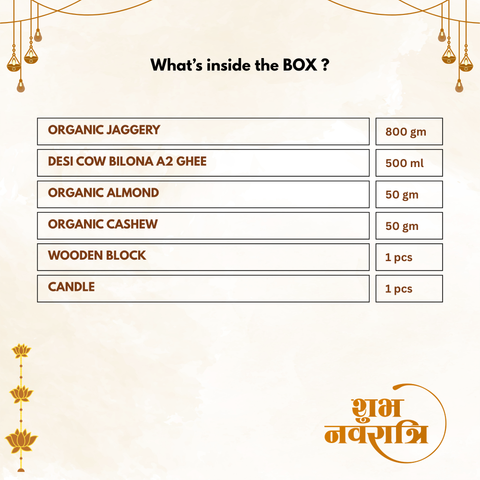Navdurga Pooja Thali - Divine Aarti Navratri Hamper