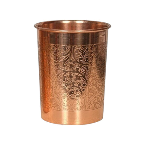 EMBOSSED COPPER GLASS