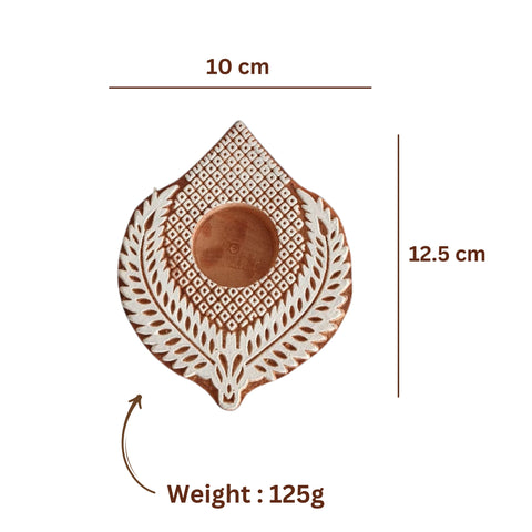 Handmade Wood Diya Stands | Traditional Eco-Friendly Diwali Décor
