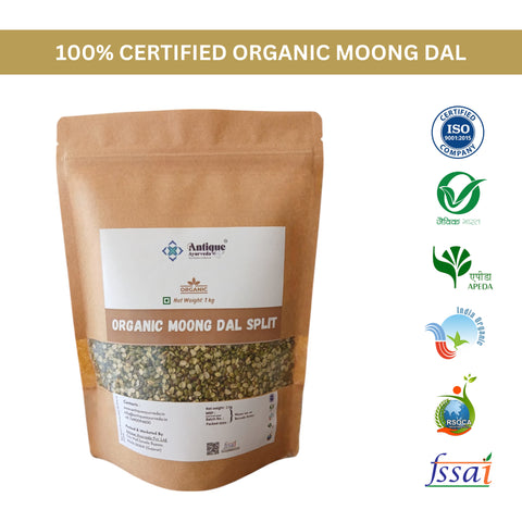Organic Moong Dal | Premium Split Yellow Mung Beans