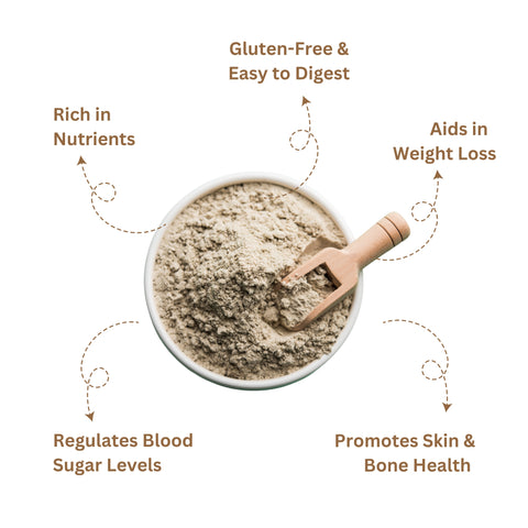 Organic Bajara Flour | Pure Stone Ground Pearl Millet Flour