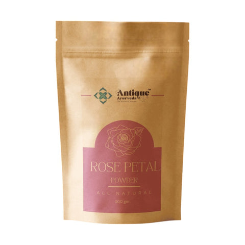Organic Rose Petal Powder | Natural Anti-Aging Face Pack & Hair Care Supplement