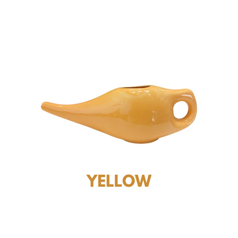 Ceramic Jal Neti Pot – Traditional Nasal Cleansing Vessel