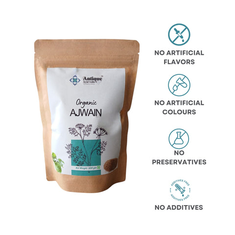 Organic Ajwain (Carom Seeds) | Premium Quality | 300 GM