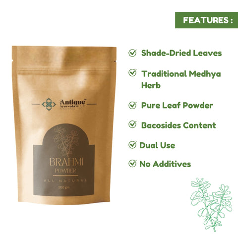 Brahmi Powder (Bacopa Monnieri) – Traditional Herb