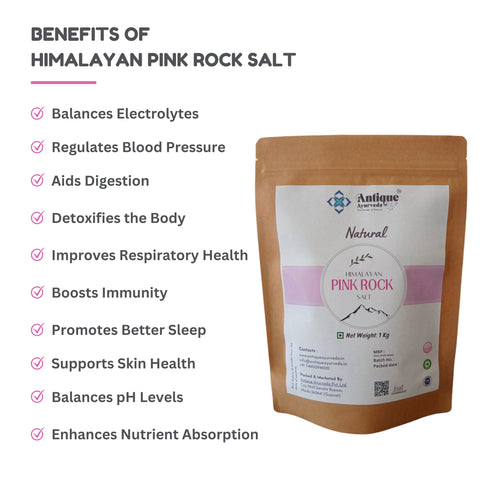 Natural Himalayan Pink Rock Salt  | Pure Mineral Crystal Salt