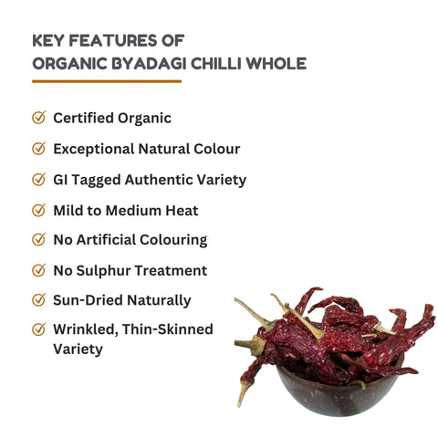 Organic Byadagi Chilli | Premium Karnataka Red Chilli