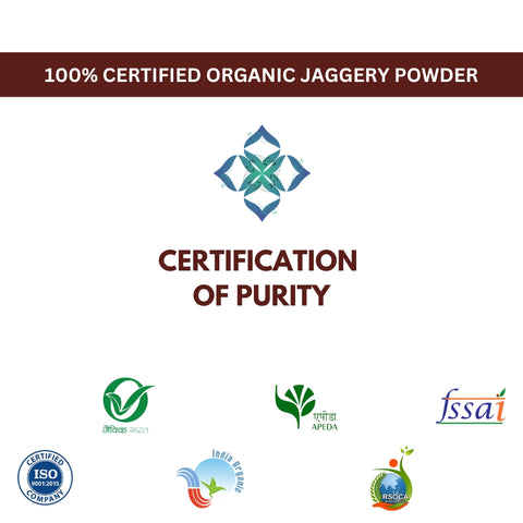 Organic Jaggery Powder | Pure Natural Unrefined Sweetener