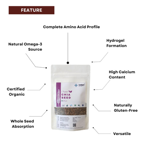 Organic Chia Seeds – Raw & Natural