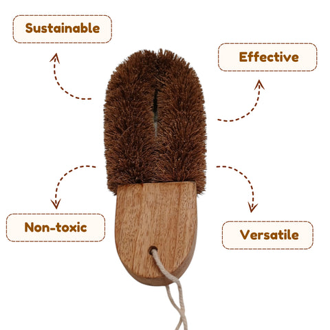 Natural Coconut Coir Feet Scrub for Smooth & Healthy Skin