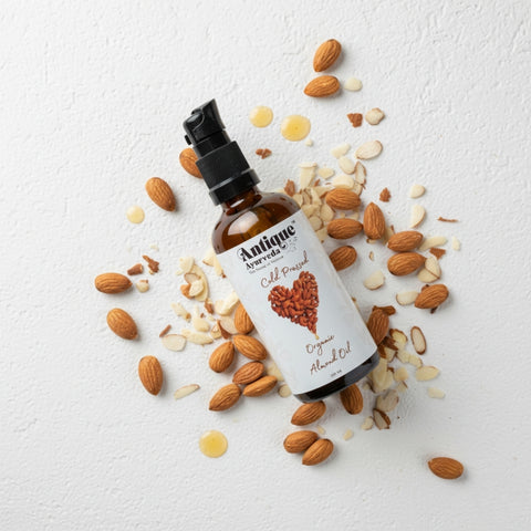 Organic Cold Pressed Almond Oil | Pure Sweet Almond oil for Skin & Hair Care | 100 ML