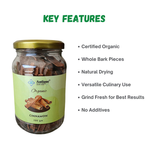 Organic Cinnamon Bark Pieces (Dalchini)