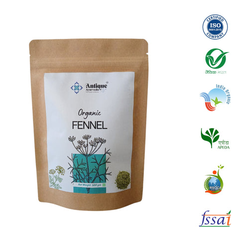 Organic Fennel Seeds (Saunf/Variyali) | Premium Quality