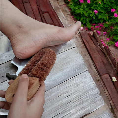 Natural Coconut Coir Feet Scrub for Smooth & Healthy Skin