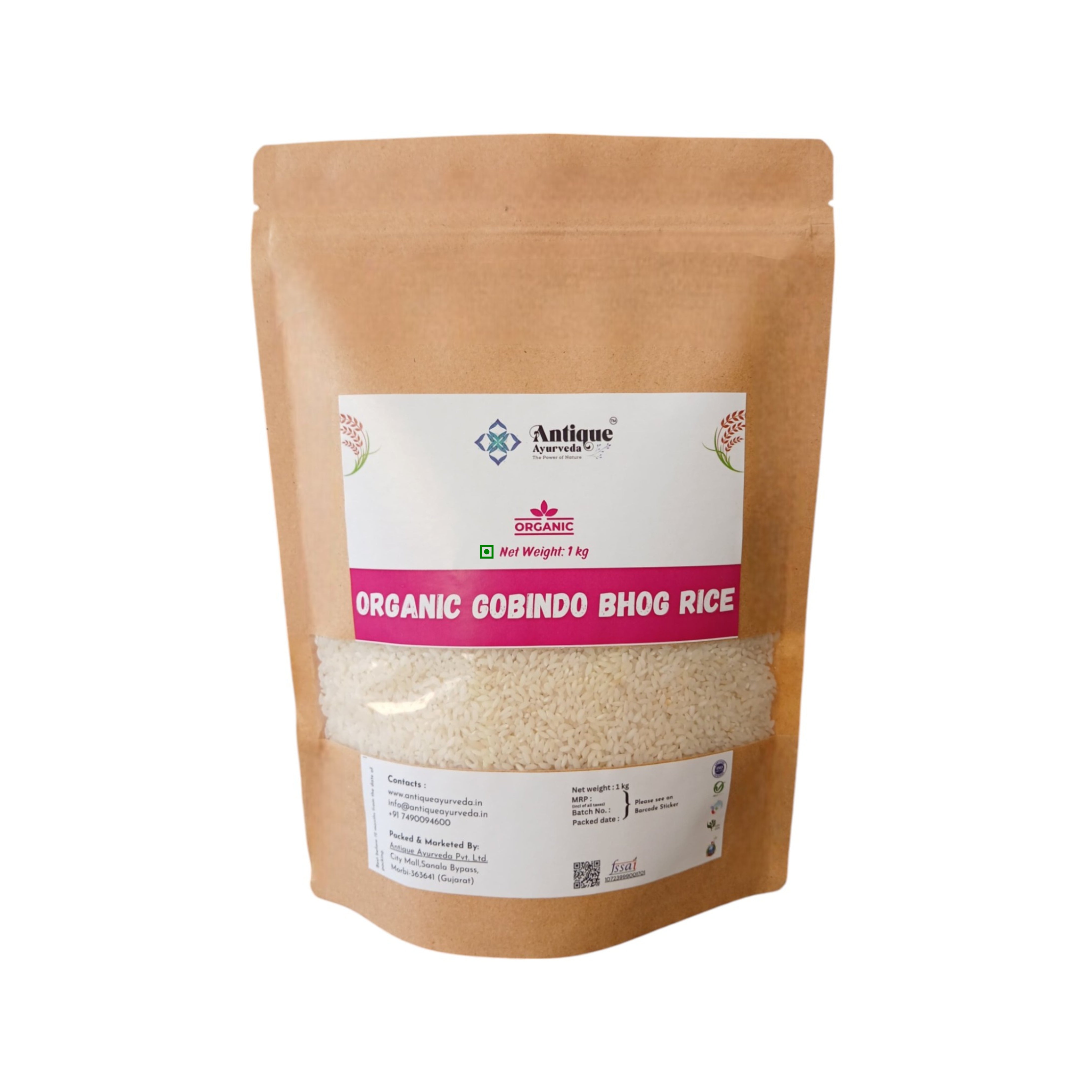 Bodoc Rice Organic Gobindobhog Rice | Bengali | Antique Ayurveda – ANTIQUE AYURVEDA