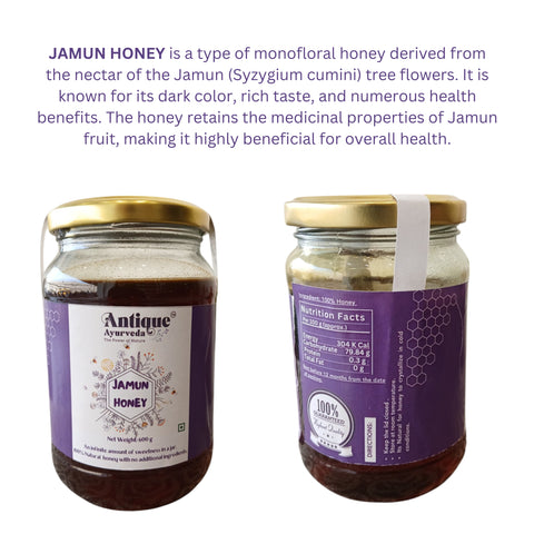 Natural Jamun Honey | Rare Monofloral Diabetic Honey