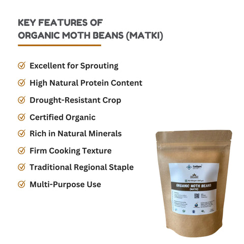 Organic Moth Beans (Matki) | Premium Desi Pulse