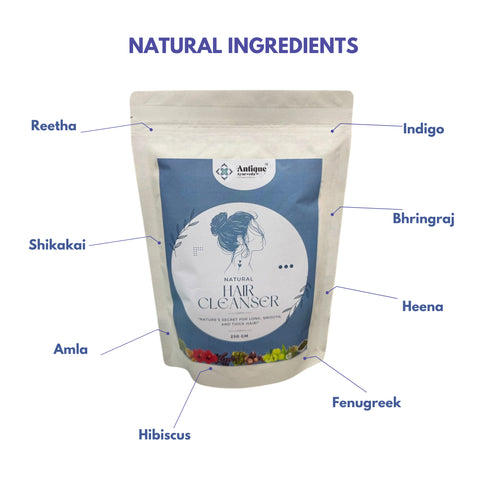 Ayurvedic Natural Hair Cleanser | Chemical-Free Herbal powder for All Hair Types