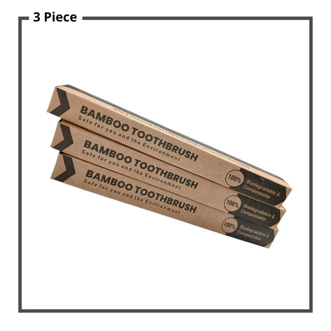 Natural Bamboo Toothbrush | Eco-Friendly Biodegradable Dental Care