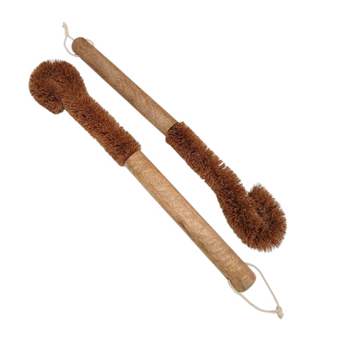 Natural Coconut Coir Bottle Brush for Eco-Friendly Deep Cleaning