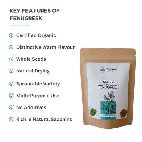 Organic Fenugreek Seeds (Methi) | Premium Quality