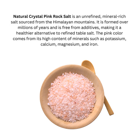 Natural Crystal Pink Rock Salt | Pure Himalayan Quality