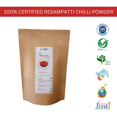 Organic Reshampatti Chilli Powder | Premium Kashmir Variety | 1 KG