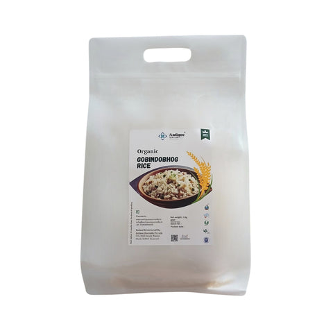 Organic Gobindobhog Rice | Aromatic Bengali Delicacy for Festive Cooking