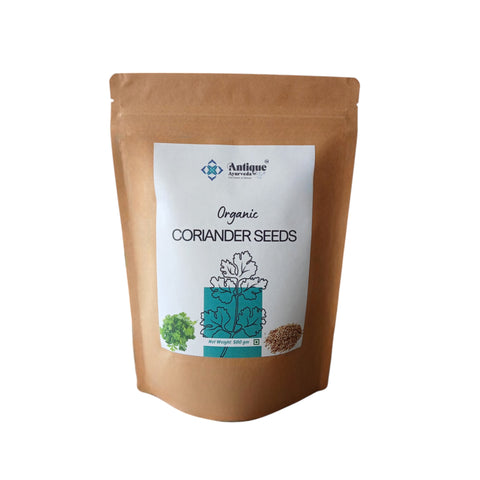 Organic Coriander Whole (Dhaniya) | Premium Seeds | 500 GM