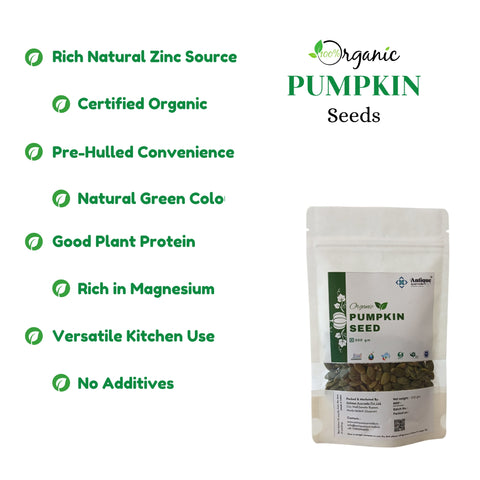 Organic Pumpkin Seeds – Raw & Nutrient-Rich