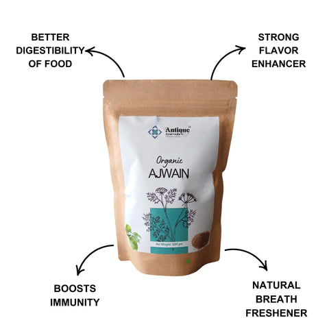 Organic Ajwain (Carom Seeds) | Premium Quality | 300 GM