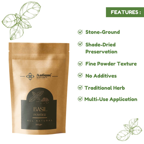 Tulsi Leaves Powder (Holy Basil)