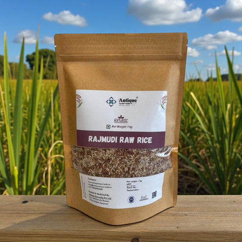 Natural Rajmudi Raw Rice | Premium Indigenous Karnataka Rice