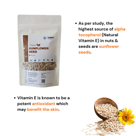 Organic Sunflower Seeds | Vitamin E Rich Kernels for Energy & Immunity