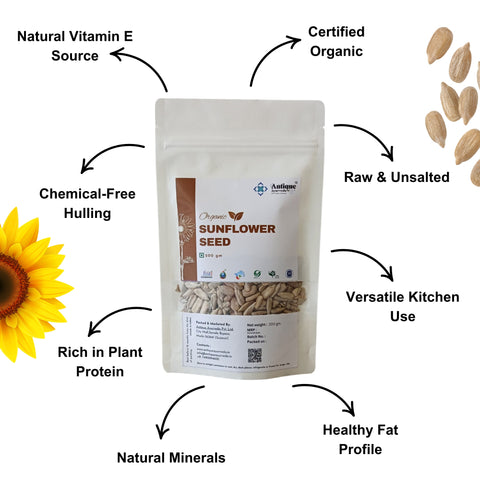 Organic Sunflower Seeds – Raw & Natural