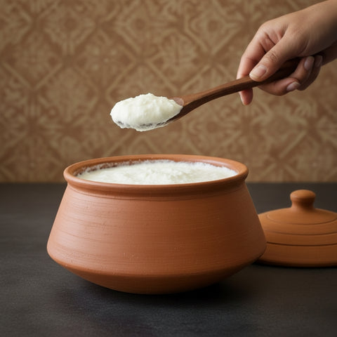 Traditional Dahi Handi | Clay Yogurt Setting Vessel
