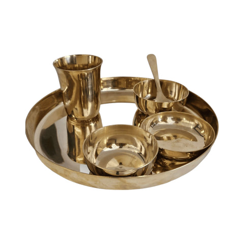 Kansa Bronze Dinner Set 3 | Premium Ayurvedic Dining Collection