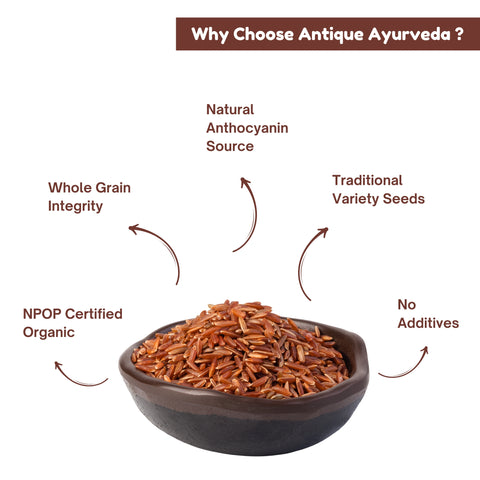 Organic Red Rice – Whole Grain, Naturally Grown